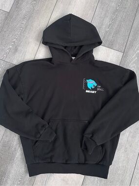 Black Graphic Hoodie - Men's Classic Pullover